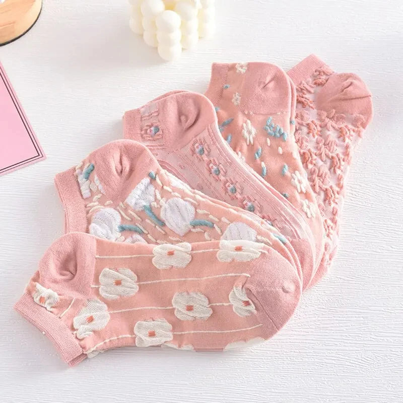Women Lace Bow Stockings
