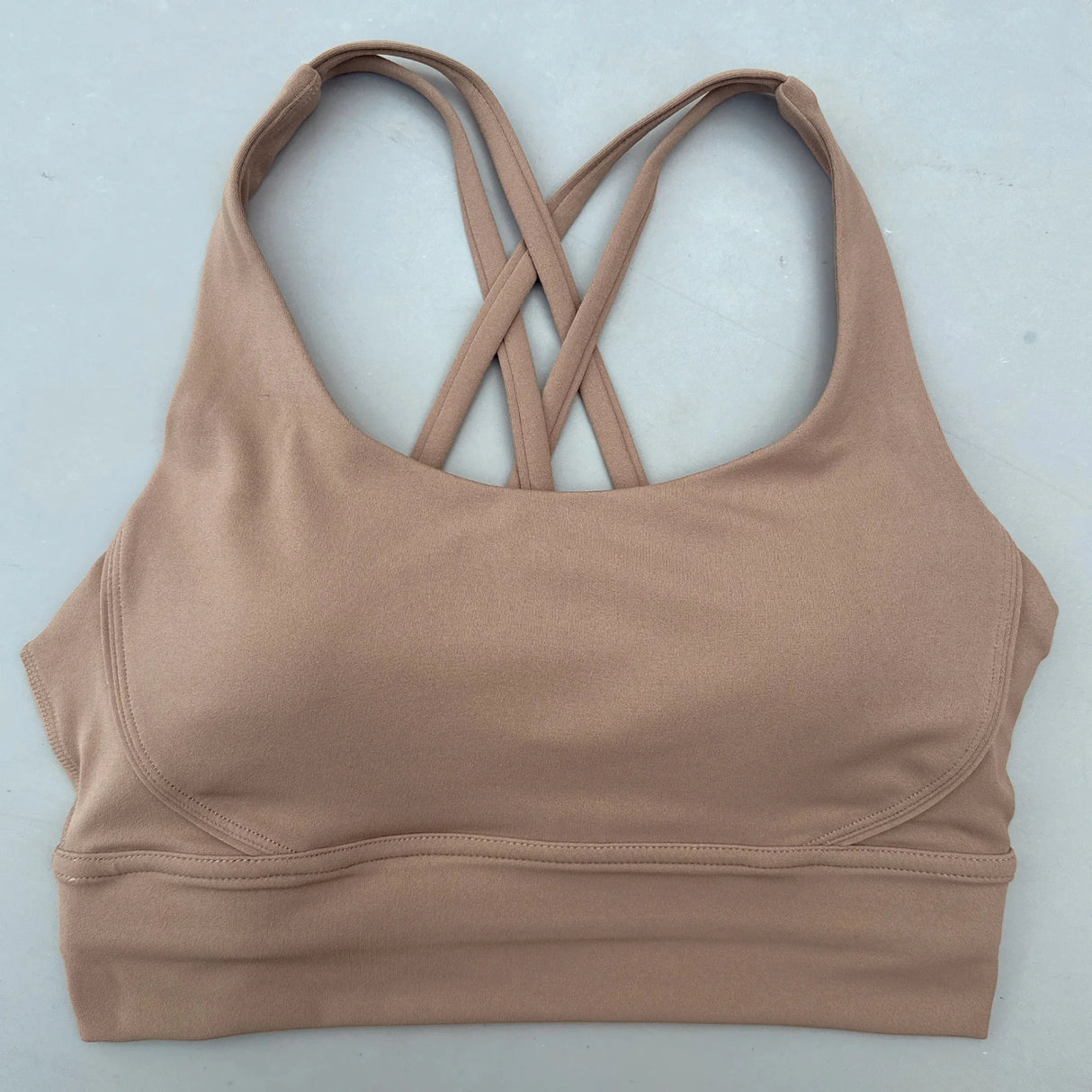 Women Cross Strap Sports Bra with Pads