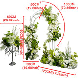 White Green Floral Arrangement Decor