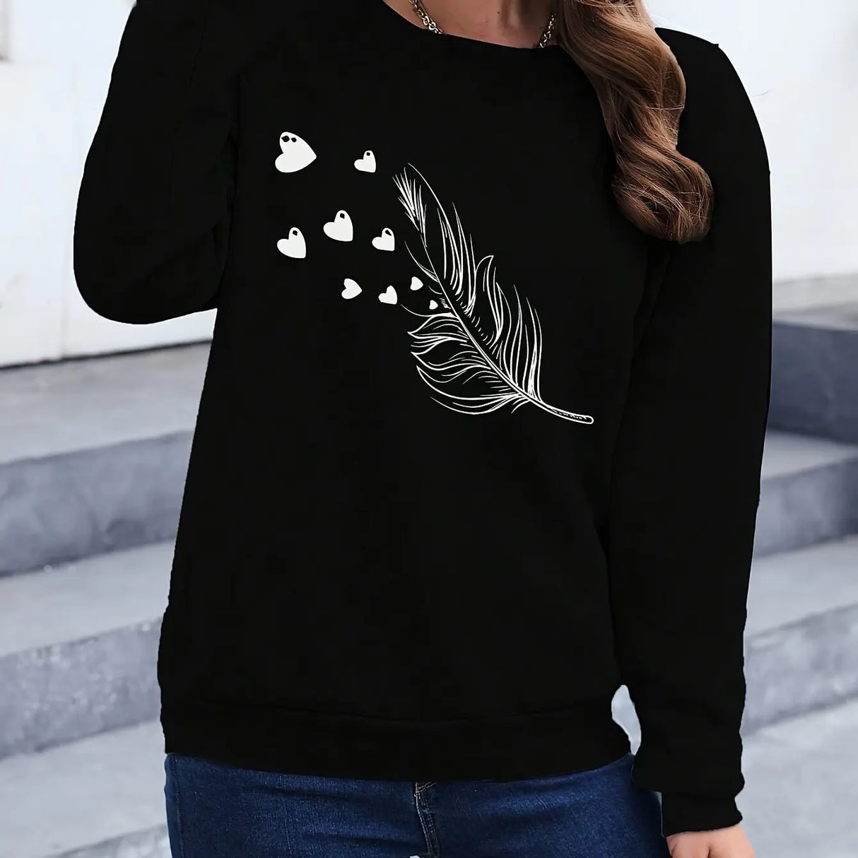 Loose Crewneck Sweatshirt