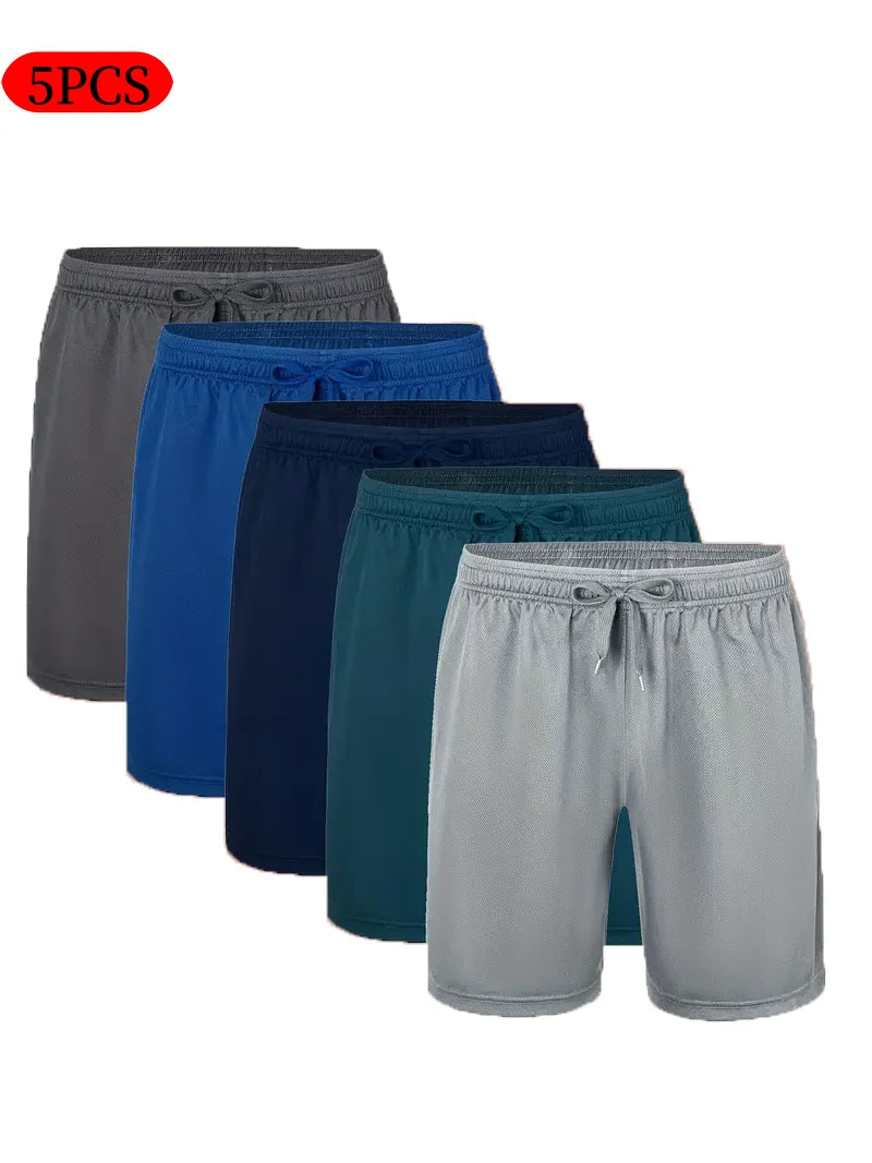 Men 5pcs Casual Shorts Pack