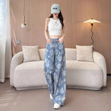 High Waist Slim Street Style Jeans