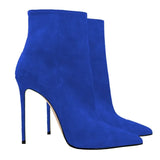 Suede Stiletto Boots