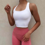 Women Seamless Push Up Sports Bra