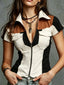 Ava Zip-Up Denim Style Shirt