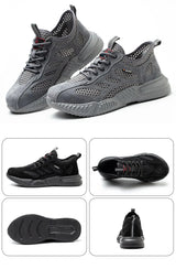 Men Lightweight Safety Work Shoes