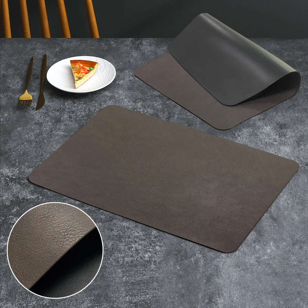 Leather Placemats Set