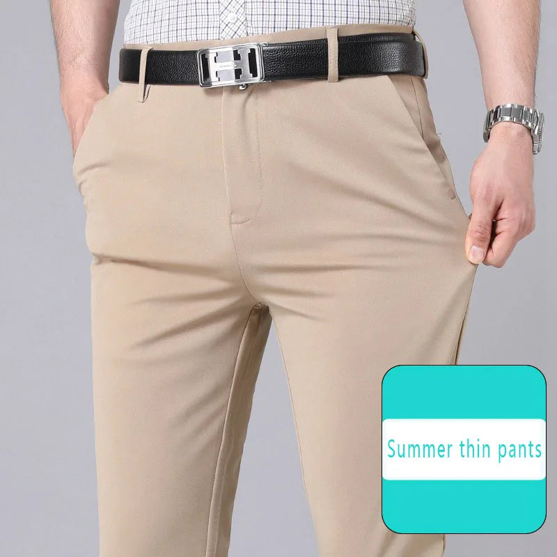 Men Black Smart Trousers