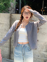 Women's Long Sleeve Knit Cardigan