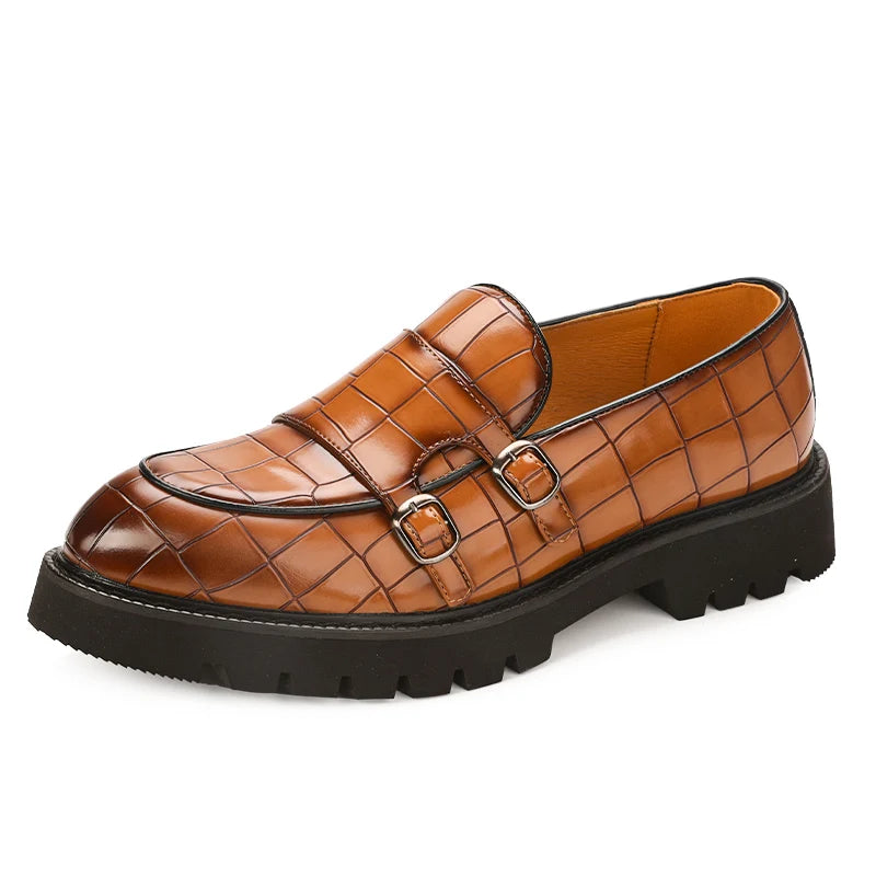 Men Platform Formal Leather Shoes