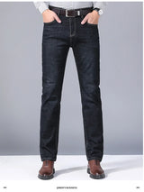 Men's Classic Black Jeans Plus Size