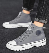 BritFlex™ Men’s High-Top Canvas Sneakers