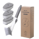 2-in-1 Kitchen Cleaning Brush with Sponge Dispenser