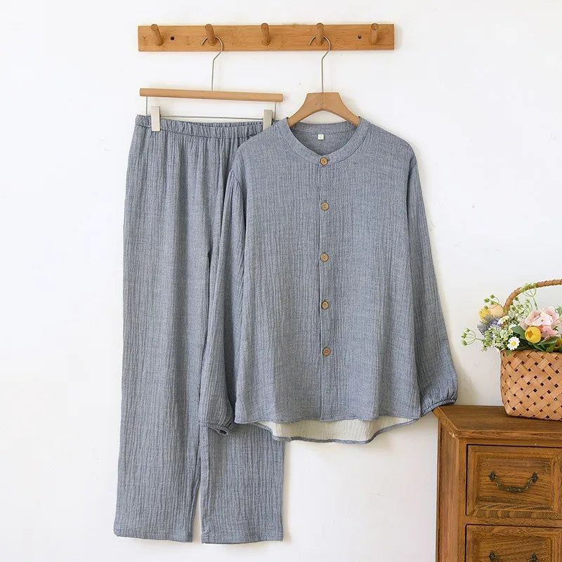 Men’s Cotton Muslin Pajama Set