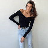 Black Backless Bodysuit Women – Knitted Corset