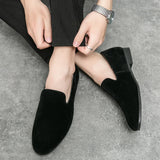 Men’s Suede Driving Mules