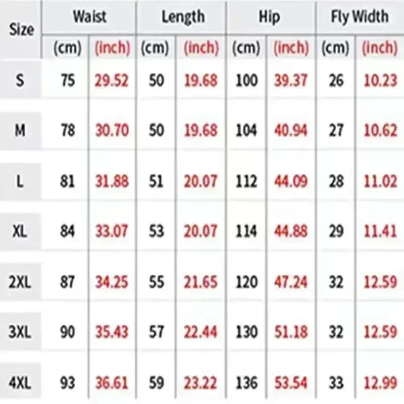 شورت رجالي بطبعة حروف مقاس كبير - تصميم ١٩٧٧