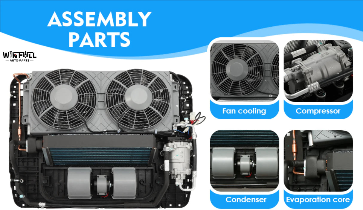 24V Dual Fan Air Conditioner