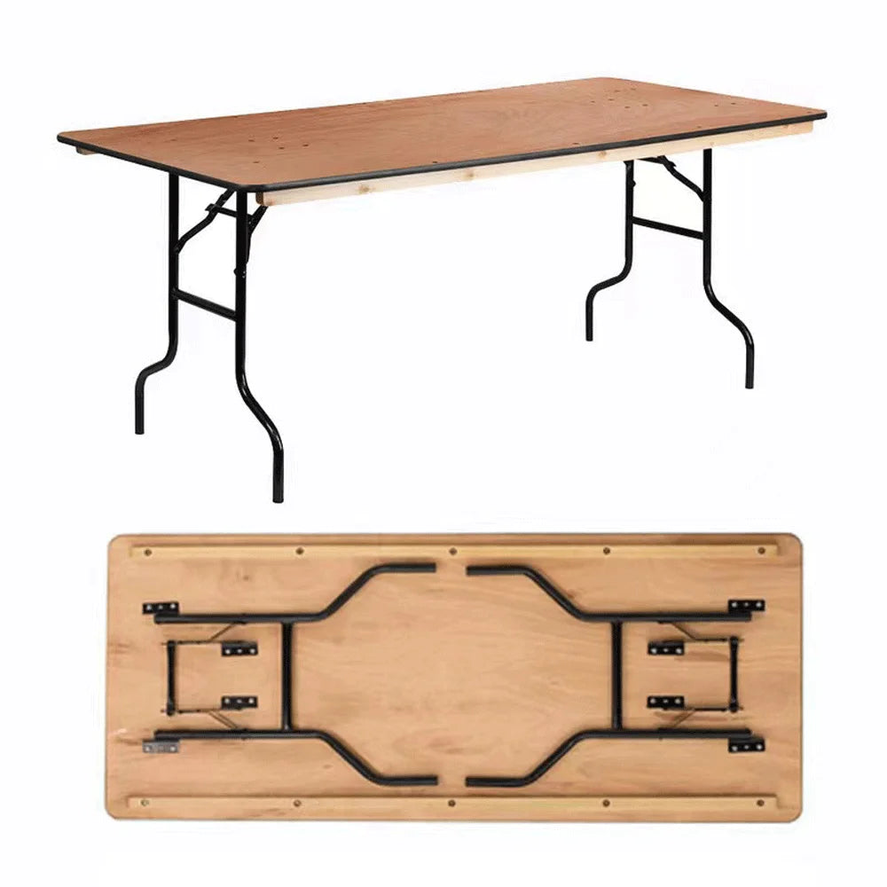 Foldable Epoxy Dining Table Set