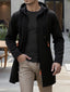 Men's Long Hooded Knit Jacket