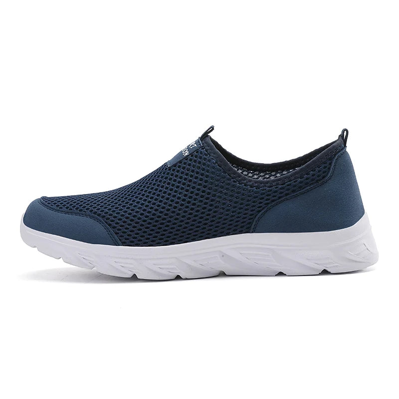 Men Breathable Mesh Walking Loafers