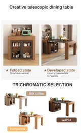 Folding Extendable Dining Table
