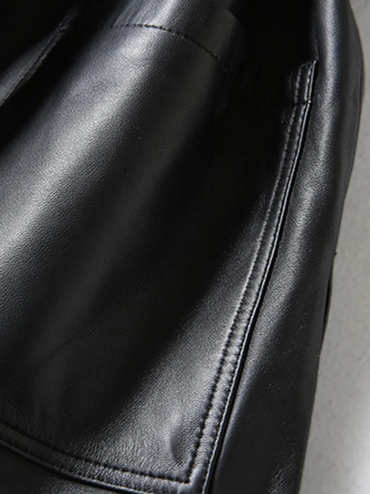 Luxury Soft PU Leather Sleeveless Vest