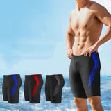 Men's Plus Size Printed Swim Trunks