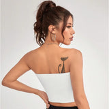 Y2K Solid Crop Tank