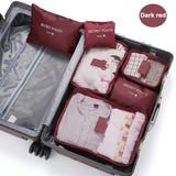6-Piece Travel Clothes Organizer Set – Packing Cubes