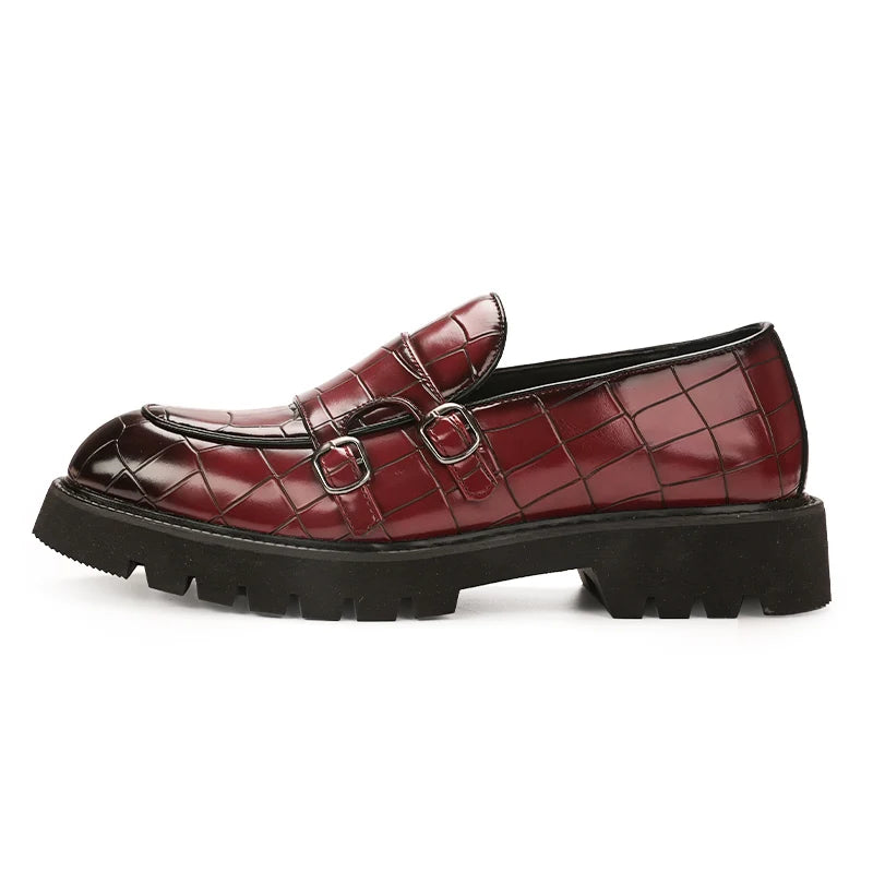 Men Platform Formal Leather Shoes
