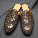 Men’s Crocodile Leather Mules