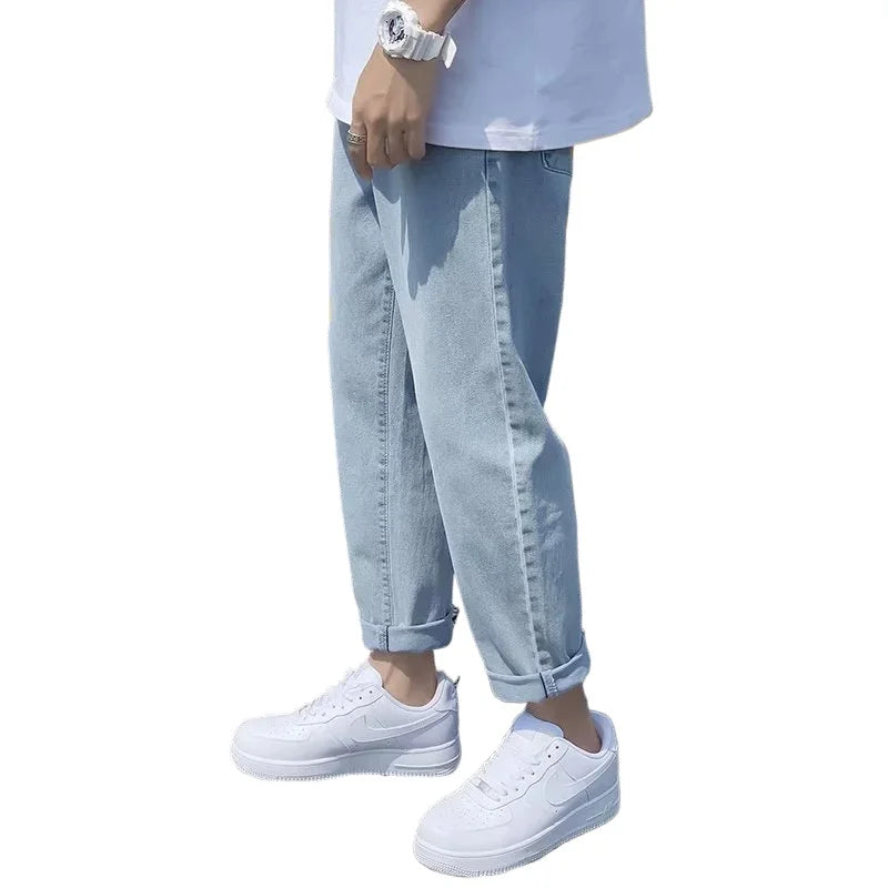 Men’s Simple Straight Denim Jeans