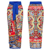 Vintage Print One Piece