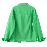 Pure Color Women's Denim Jacket