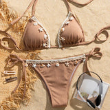 Sexy White Bikini Set