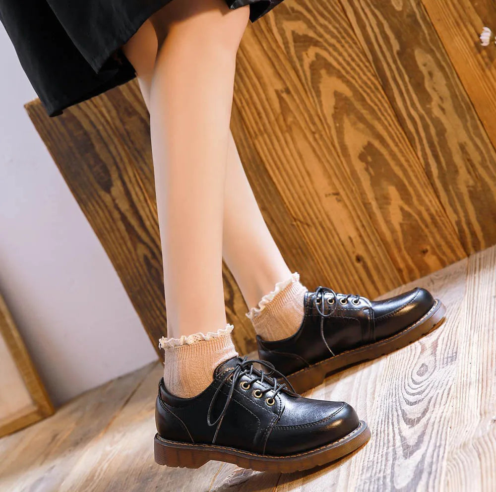 Women Retro Oxfords – 2025
