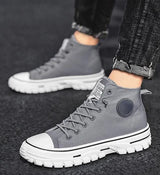 Men’s High-Top Skateboarding Canvas Shoes