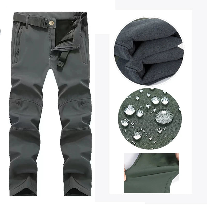 Men Softshell Fleece Waterproof Jacket