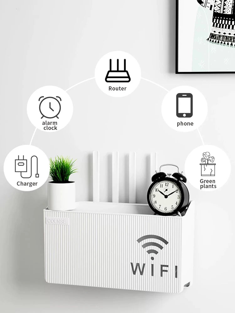 Wall Mounted Router & Set-Top Box Holder