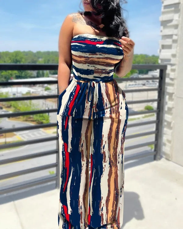 DotBella™ – Polka Dot Off Shoulder Jumpsuit (Playful, Retro & Summer-Ready)