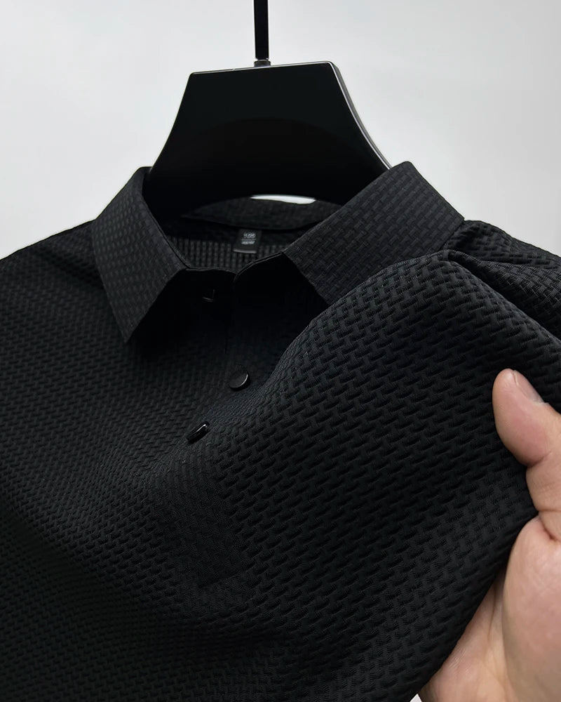 Men Ice Silk Polo Shirt
