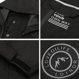 Men's Plus Size Workwear Hooded Jacket