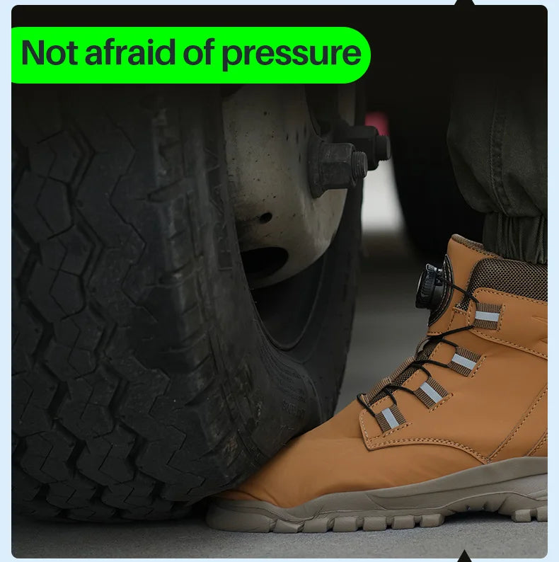 Men Waterproof Safety Work Boots