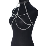 Women Chain Chest Harness