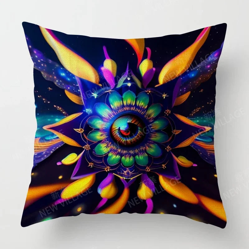 Abstract Sofa Pillow Cover