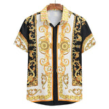 Men Silk Button Down Shirt