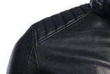 Men Faux Leather Motorcycle Jacket