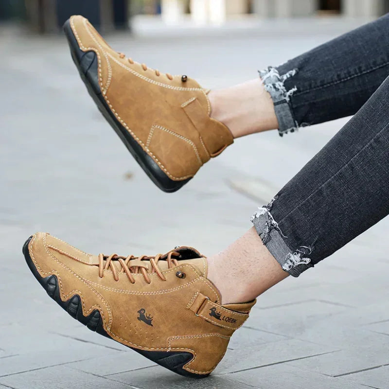 Men Casual Waterproof Hiking Boots