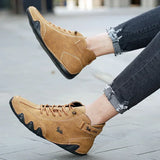 Men Casual Waterproof Hiking Boots